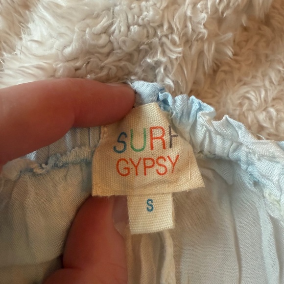 Surf Gypsy White Tassel off Shoulder Cover Up Dress MEDIUM - Picture 3 of 15